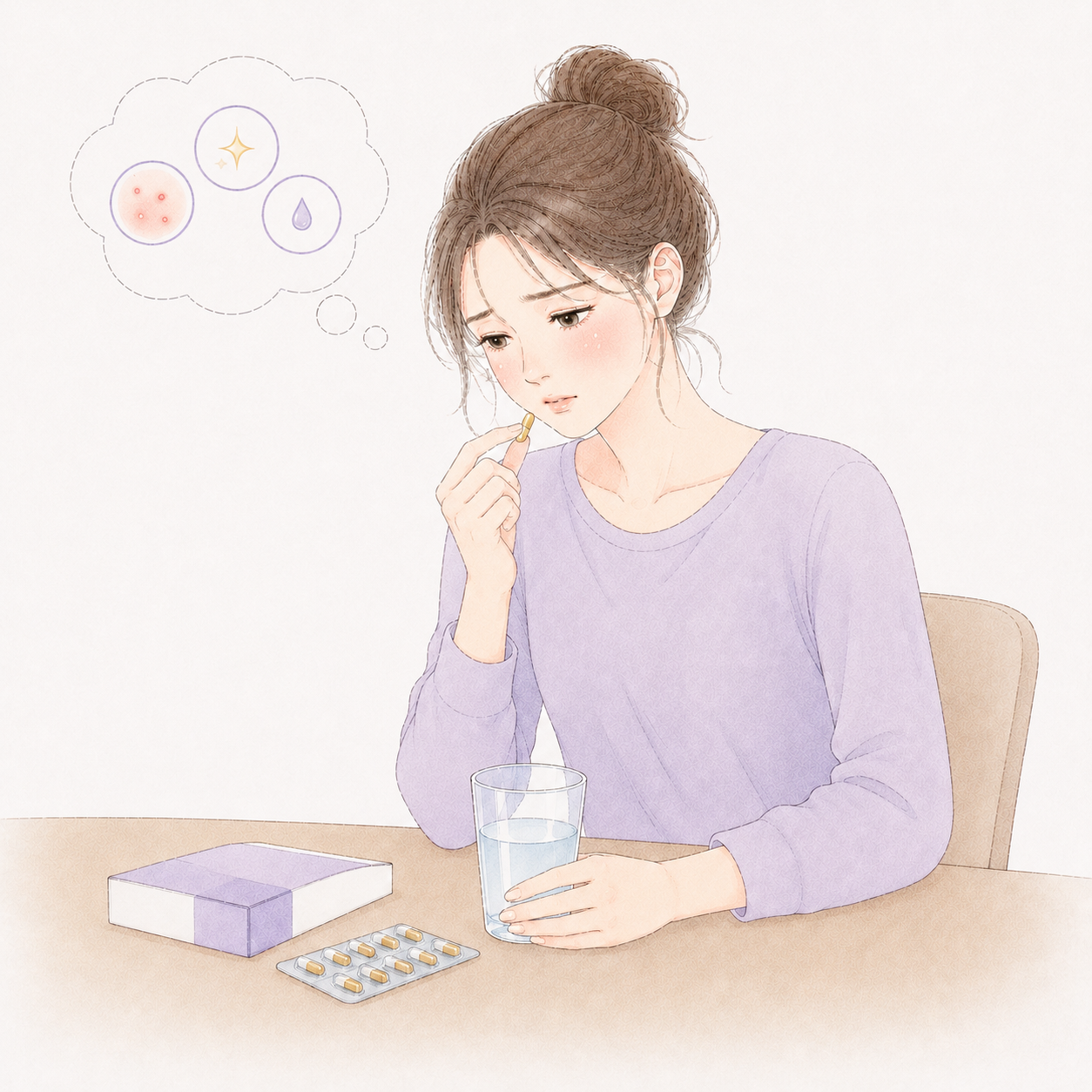 Vビームとイソトレチノインは併用できる？札幌市の美容皮膚診療の医師が解説