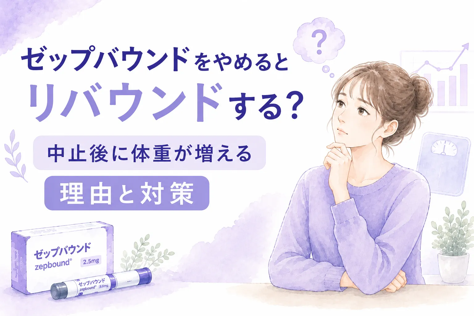ゼップバウンドをやめるとリバウンドする？中止後に体重が増える理由と対策